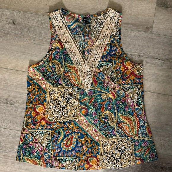 Tank top embroidery size M SHEIN - Picture 1 of 3